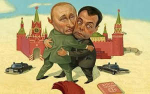 Vladímir Putin y Dmitri Medvédev son como hermanos siameses a los que no se puede operar