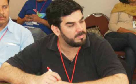 Najeed Amado, Secretario General del Partido Comunista Paraguayo