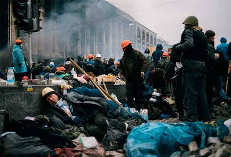 Un centenar de muertos y varios centenares de heridos dejó la acción neofascista en Kiev el 20 de febrero del 2014.