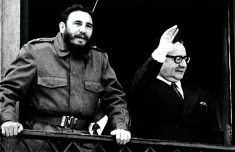 Fidel Castro y Salvador Allende 1972