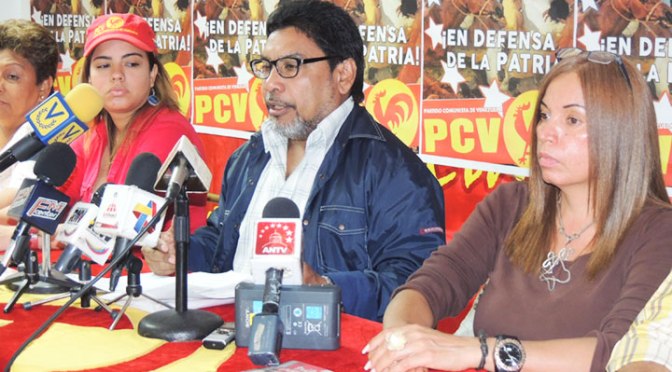 Partido Comunista de Venezuela (PCV) Buró Político.