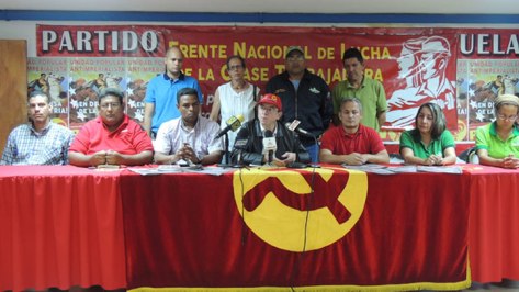 Frente Nacional de Lucha de la Clase Trabajadora FNLCT. 