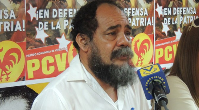 Oswaldo Ramos, miembro del Buró Político del Partido Comunista de Venezuela PCV
