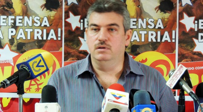 Yul Jabour, Miembro del Buró Politico del Partido Comunista de Venezuela