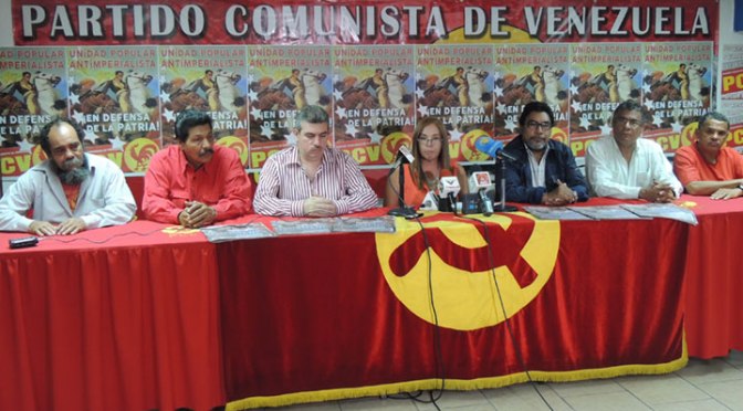 Buró Político del Partido Comunista de Venezuela (PCV).