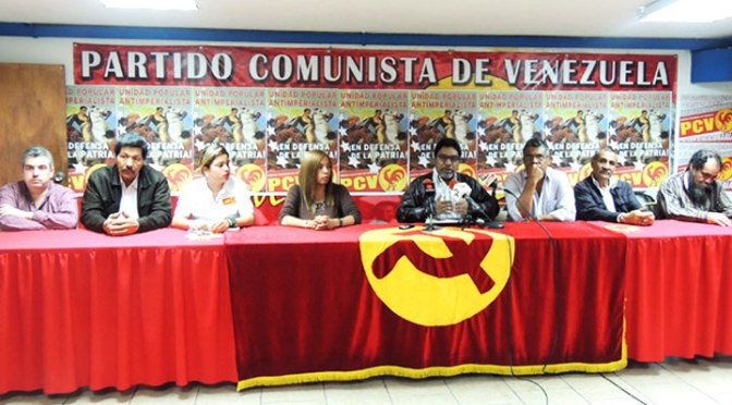 Buró Político del Comité Central del Partido Comunista de Venezuela, PCV