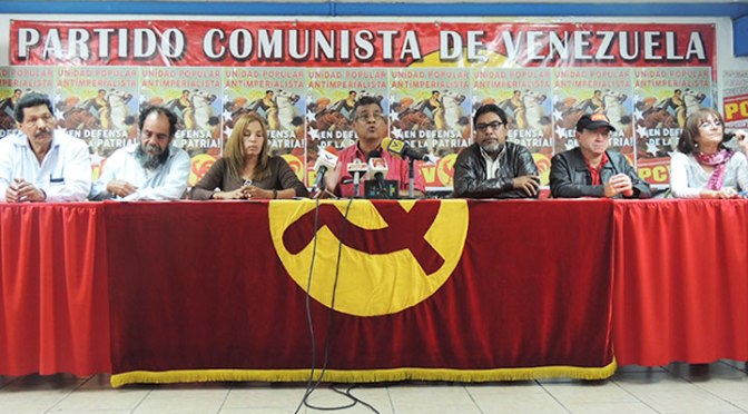 Buró Polñitico del Partido Comunista de Venezuela PCV.