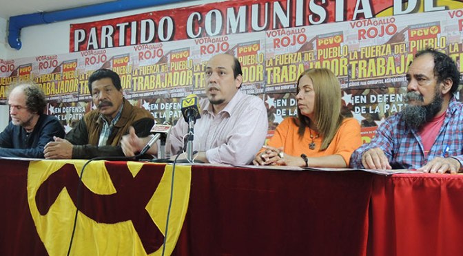 Buró Político del Partido Comunista de Venezuela PCV.