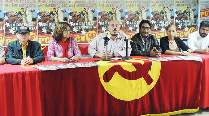 Buró Político del Partido Comunista de Venezuela (PCV).