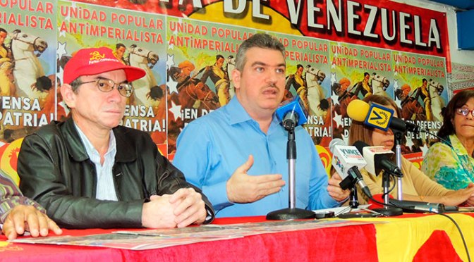 Buró Político de Partido Comunista de Venezuela (PCV).